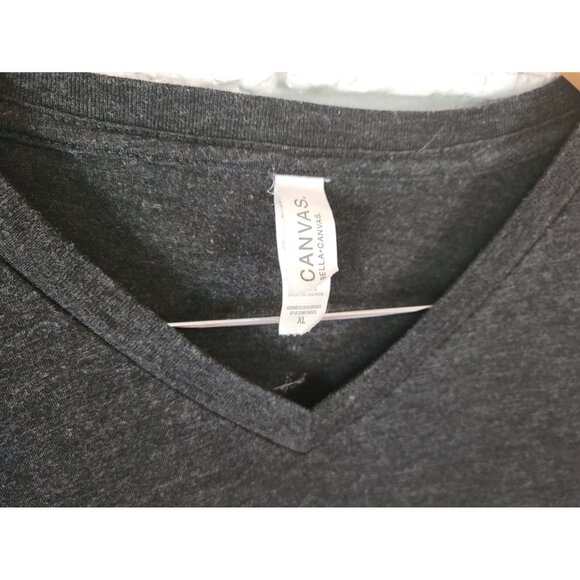 Canvas Womens Top Extra Large XL Tee Tired as a Mother Mom Black Mama BLA148E - Picture 6 of 8